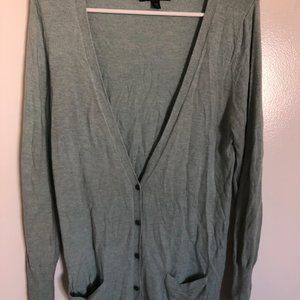 Mossimo Supply Co. Oversized Teal Cardigan Size M